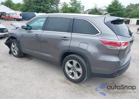 2016 Toyota Highlander Limited V6 из США, поврежденный, VIN 5TDDKRFH0GS302618